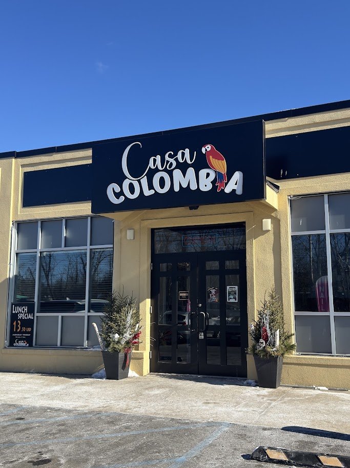 Casa Colombia Orangeburg storefront at 323 NY-303.