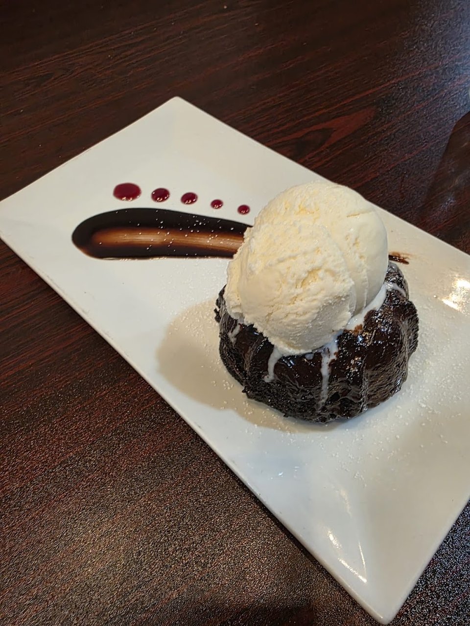 Volcán De Chocolate with Vanilla Ice Cream